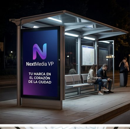 Parada de bus NextMedia VP